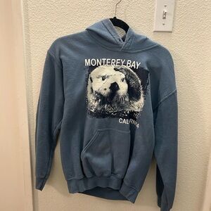 Blue Monterey Bay Hoodie